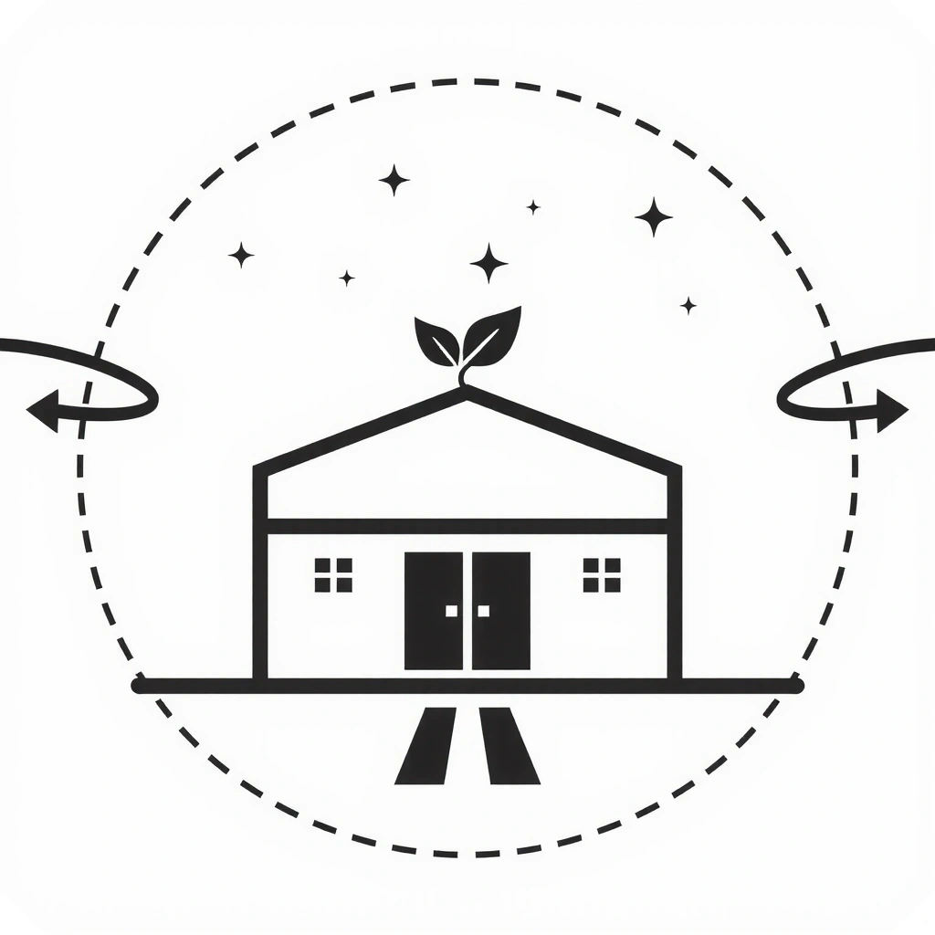 Factory with green energy